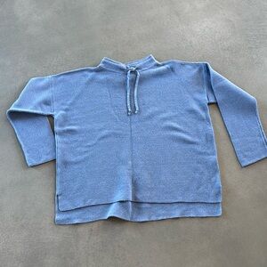 EILEEN FISHER, size M, organic cotton and hemp sweater EUC Boxy fit 24 P-P